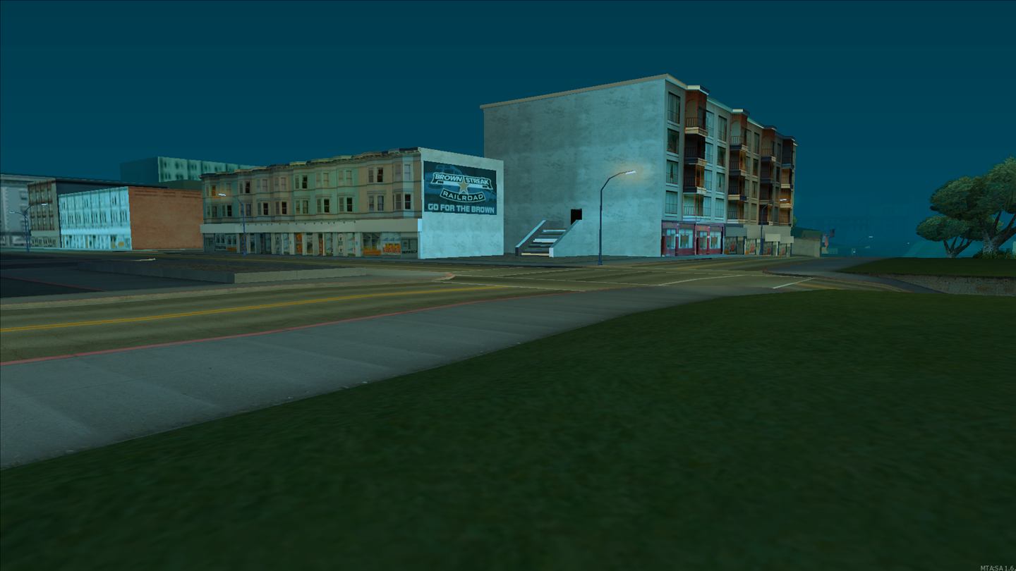 Ulice San Andreas na serwerze UnityMTA